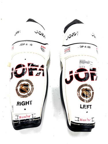 Used Jofa 4000 Senior Shin Guards White 14" 11860-C000308495