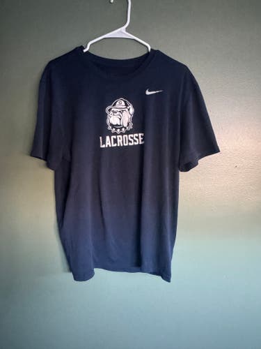 Nike Georgetown Lacrosse Blue XL Tee Shirt