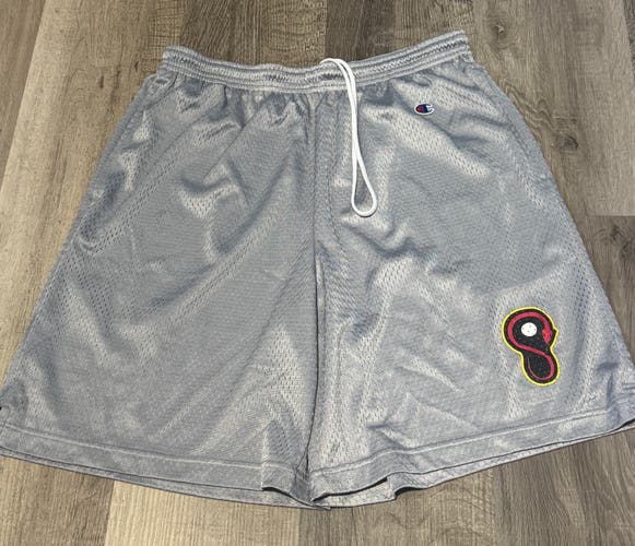 Maryland Whipsnakes Gray XL Men's Champion Shorts Team Issue