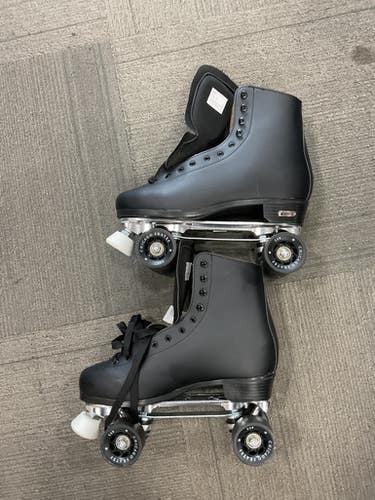 Used Chicago ROLLER QUADS Senior Roller Quad Skates Black Senior 13 11614-S000235962
