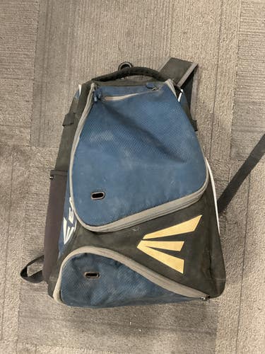 Used Easton 2 BAT BACKPACK BB/SB Player Backpack Navy Blue 11614-S000235958