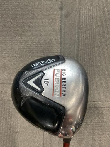 Used Callaway BIG BERTHA FUSION FT-3 Mens Driver RH 10.0 Degree 11614-S000235909