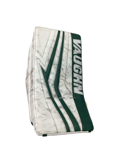 Used Vaughn VELOCITY PRO V9 Senior Goalie Blocker White And Green 11613-S000181796