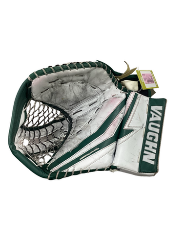 Used Vaughn VELOCITY PRO CARBON V9 Senior Goalie Catcher Green And Chrome 11613-S000181795