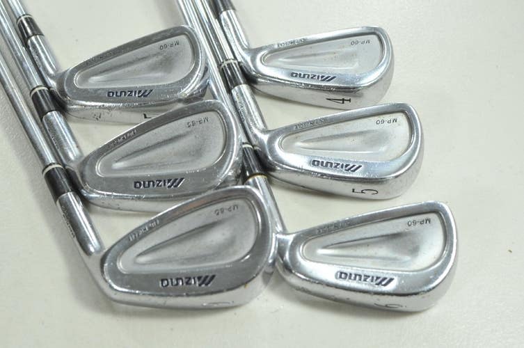 Mizuno MP-60 4-9 Iron Set Stiff Flex Dynamic Gold S300 RH Steel # 209010