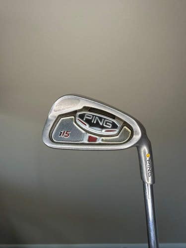Ping i15 6-Iron Yellow Dot AWT Regular Flex 37.25 NICE