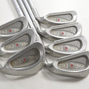 Ping Eye 2 3-8,SW Iron Set Stiff Flex Red Dot Right ZZ-Lite Steel  # 217704