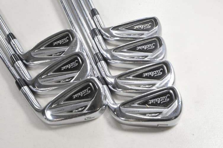 Titleist 716 AP2 4-PW Iron Set Stiff Flex RH Project X Rifle 6.0 Steel # 217714