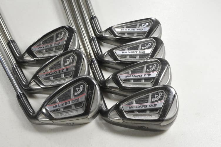 Callaway Big Bertha OS 2016 6-PW,AW,SW Iron Set RH Senior Flex Graphite # 217567
