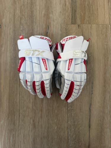 Red STX Surgeon RZR2 Lacrosse Gloves