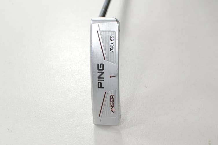 Ping Anser 1 Milled 36" Putter Black Dot Right Slight Arc Steel # 217841
