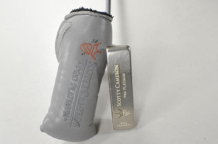 Titleist 1999 Scotty Cameron Pro Platinum Newport 2 35" Putter RH Steel # 217739