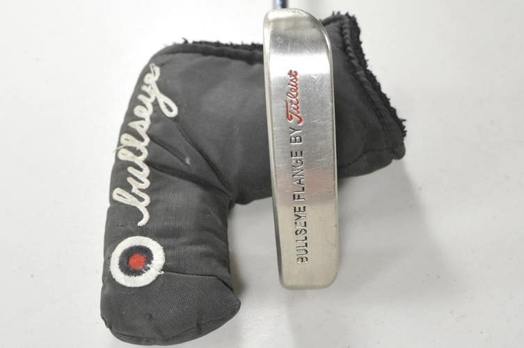 Titleist 2002 Scotty Cameron Bulls Eye Platinum Flange 34" Putter RH # 217905