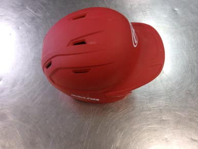 Used Rawlings MACH Batting Helmet No Mask Red LG 11868-S000069268