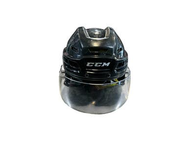 Used CCM TACKS 210 Helmet Half Visor Combo Black SM 11873-S000238960
