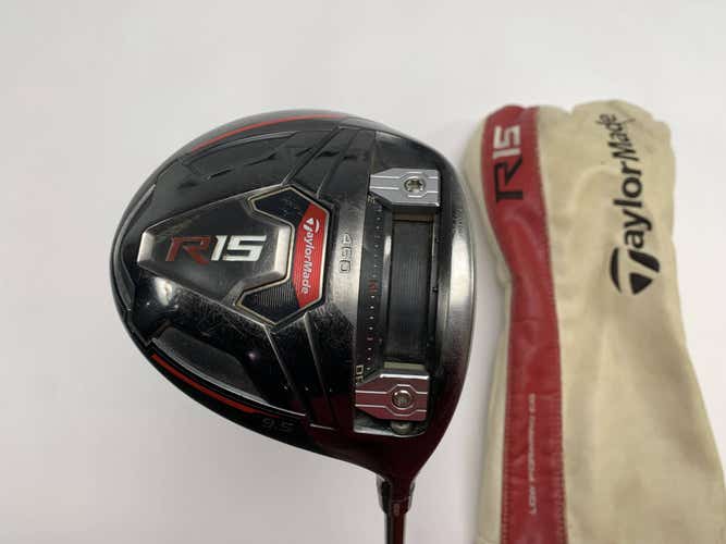TaylorMade R15 Black Driver 9.5* Fujikura Speeder 57 Stiff Graphite Mens RH HC