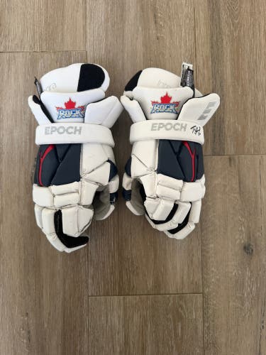 TOM SHREIBER SIGNED Toronto Rock Epoch Integra Lacrosse Gloves
