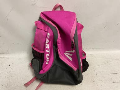 Used Easton Youth BB/SB Player Backpack Grey And Pink 11855-S000203187