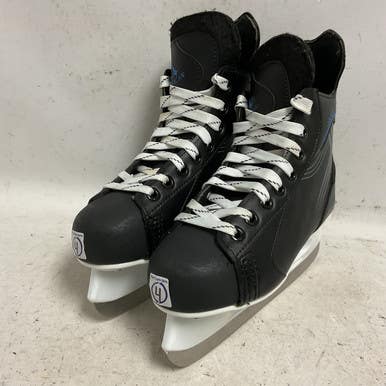 Used AMERICAN A 2.0 Junior Hockey Skate White/Black/Royal Junior 04 11855-S000203161