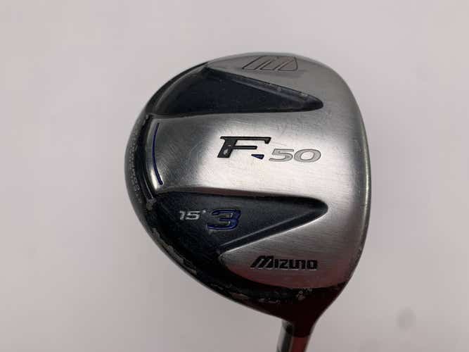 Mizuno F50 3 Fairway Wood 15* Exsar FS2 Regular Graphite Mens RH