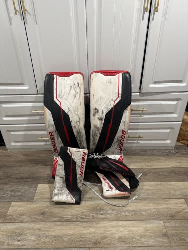 35" 2025 Bauer Supreme Shadow Goalie Leg Pads Pro Stock (Used)