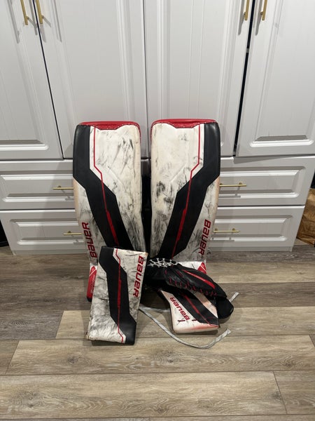 35" 2025 Bauer Supreme Shadow Goalie Leg Pads Pro Stock (Used)