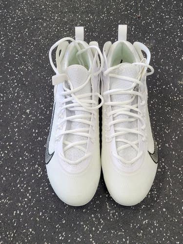 Used Nike LAX Cleats Mens White Senior 12 11849-S000039507