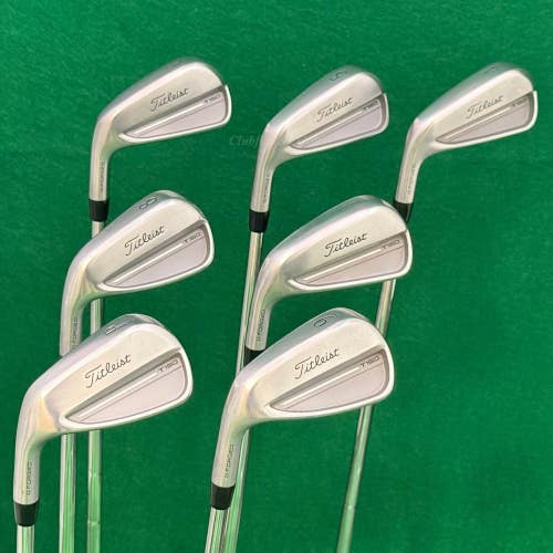 LH Titleist T150 Forged 2025 4-PW Iron Set Dynamic Gold S300 Steel Stiff
