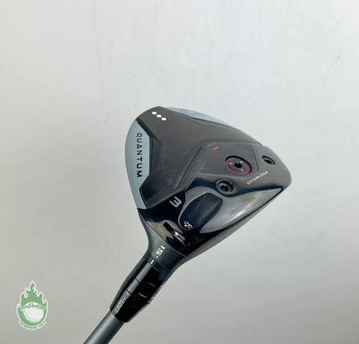 Used Right Handed Callaway Quantum TD Fairway 3 Wood Denali 60g Stiff Golf Club