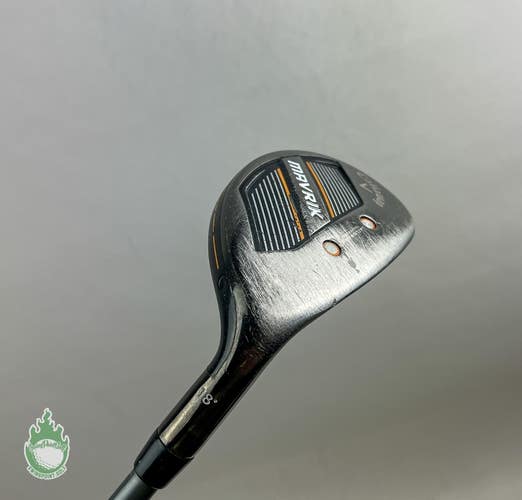 Used RH Callaway Mavrik Hybrid 18* Catalyst 65g Regular Flex Graphite Golf Club