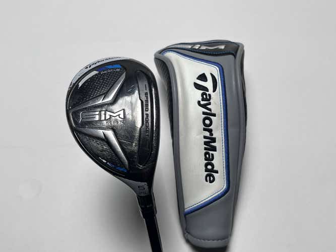 TaylorMade SIM MAX 5 Hybrid 25* Fujikura Ventus Blue 5A Senior RH HC