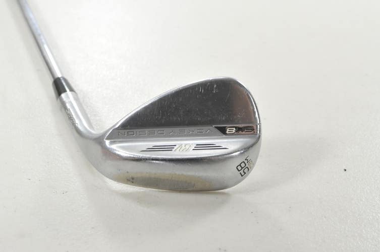 Titleist Vokey SM8 Tour Chrome 58*-08M Wedge Right BV Wedge Flex Steel # 217701