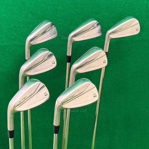 LH TaylorMade P-790 2021 Forged 4-PW Iron Set DG 95 R300 VSS Pro Steel Regular