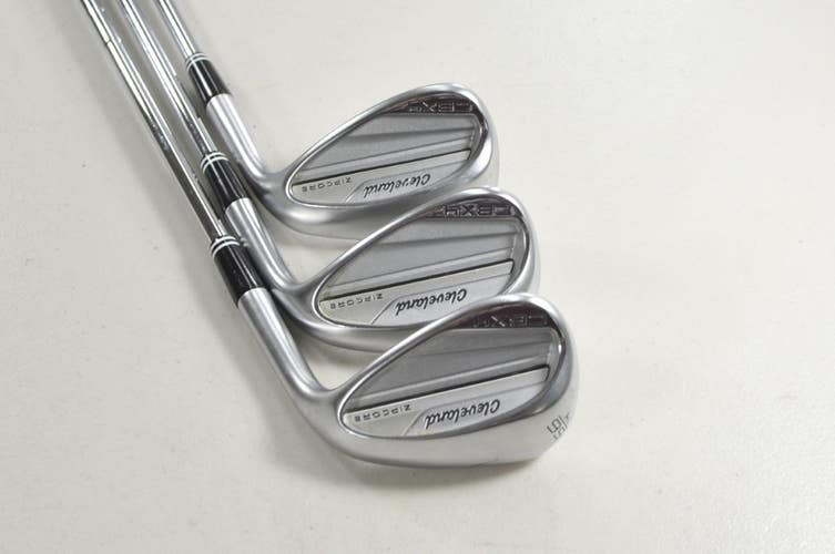 Cleveland CBX 4 Zipcore 52*,56*,60* Wedge Set Right KBS Hi-Rev 2.0 Steel #215909