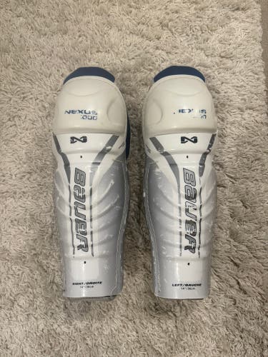 Senior Bauer Nexus 1000 14" Shin Pads - Good Used