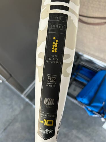 2025 Rawlings Icon Composite USSSA Certified Bat (-10) 21 oz 31" (Used)