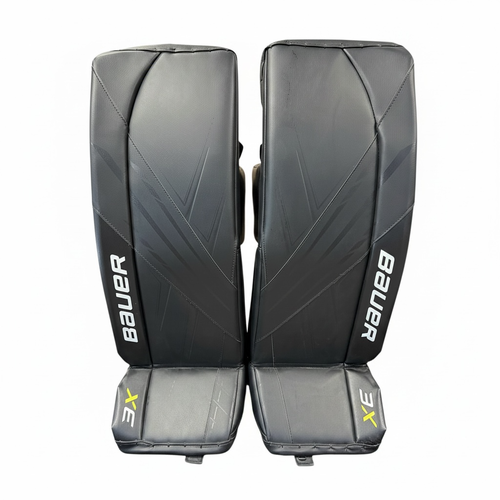Intermediate Black Large 32+  Bauer Vapor 3X Goalie Leg Pads (New)
