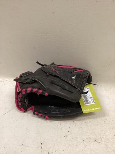 Used Mizuno GPP 1105F1 RH Throw Fastpitch Gloves Black And Pink 11" 11725-S000501391