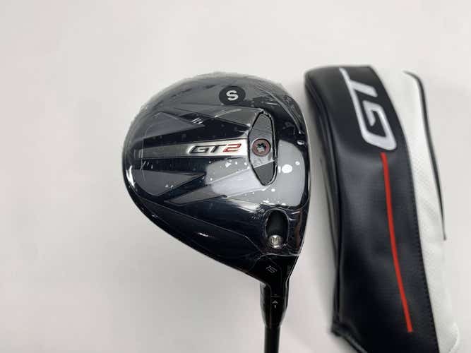 Titleist GT2 3 Fairway Wood 15* Project X HZRDUS 6.0 Black 70g Stiff RH HC NEW