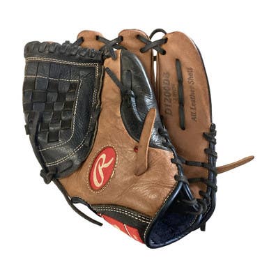 Used Rawlings PREMIUM SERIES BB/SB Glove RH Throw Brown 12" 11760-S000091342