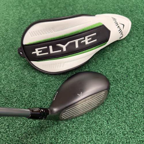Left Handed Callaway Elyte #3 Hybrid Rescue MLHStiff Flex Denali w/HC Excellent!