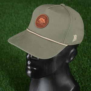 Branded Bills Rope Hat Maderas Golf Club Cap Snapback Loden Green / Tan, VGC