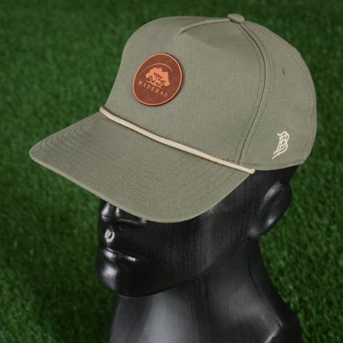 Branded Bills Rope Hat Maderas Golf Club Cap Snapback Loden Green / Tan, VGC
