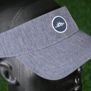 Pukka Low Crown Visor 2407 Golf Hat Hook & Loop TriTech / Navy Heather, VGC