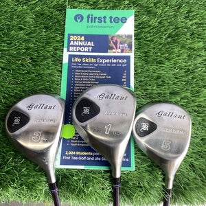 Kunnan Gallant Fairway Woods Set 1-3-5 With Ladies Graphite Shafts