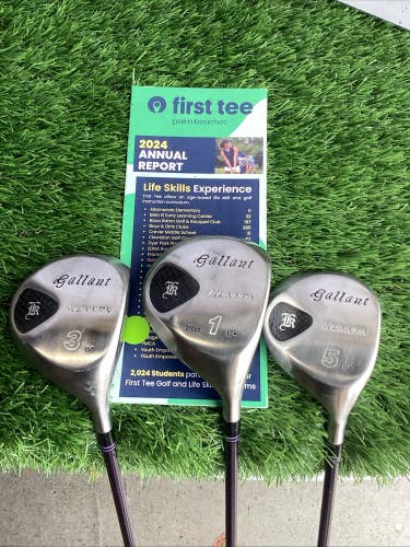 Kunnan Gallant Fairway Woods Set 1-3-5 With Ladies Graphite Shafts