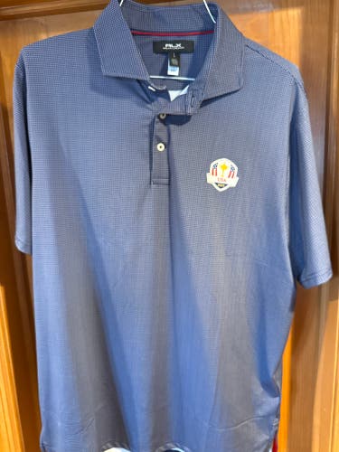 Blue RLX Ryder Cup Golf shirt
