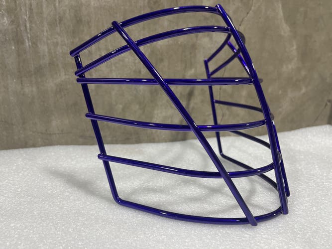 NLL style box lacrosse face mask. (Purple )