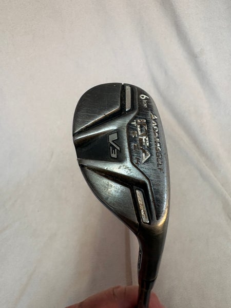 Men's 6 Iron Adams Idea Tech v3 Right Handed Regular Flex Graphite Shaft (Used)