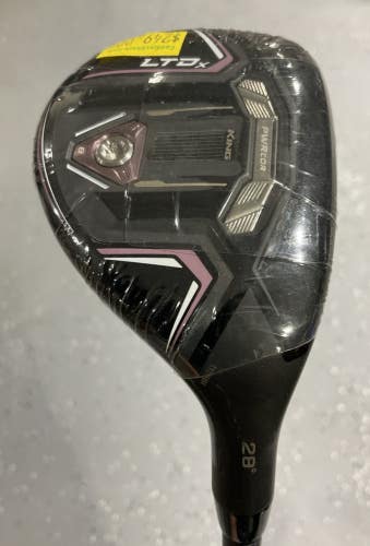 Cobra King LTDx 28° #6 Hybrid 37" KBS PGI 55 Ladies Flex Graphite WRH